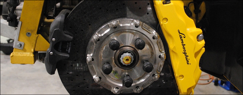 Lamborghini Brake Job Brake Pad Replacement EuroHaus